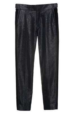 TOM FORD Glossy Jersey Footed Leggings with Logo Band