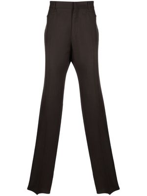 TOM FORD tailored pressed-crease trousers - Brown