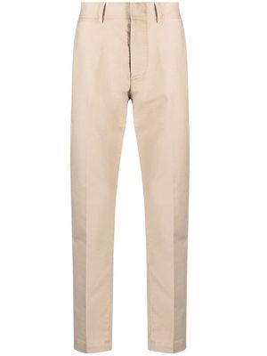 TOM FORD tapered cotton trousers - Neutrals
