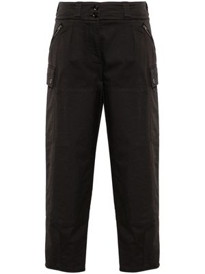 TOM FORD tapered cropped trousers - Black