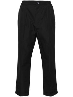 TOM FORD tapered-leg cotton-blend trousers - Black