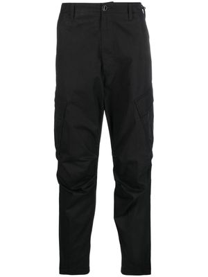 TOM FORD tapered-leg cotton trousers - Black