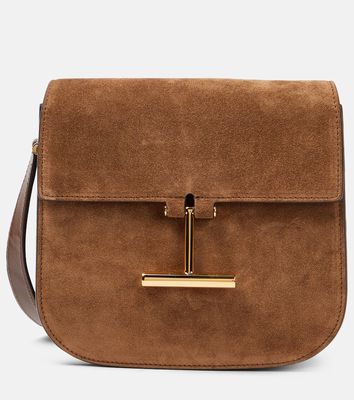 Tom Ford Tara Mini leather and suede crossbody bag