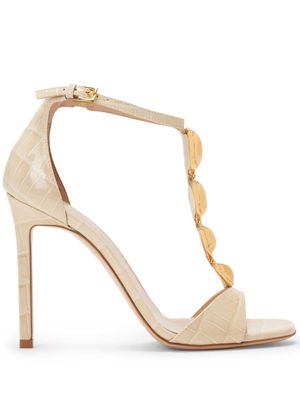 TOM FORD Titan 105mm bead-detailing sandals - Neutrals