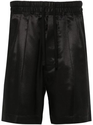 TOM FORD twill silk bermuda shorts - Black