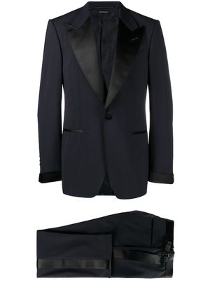 TOM FORD two-piece single-breasted dinner suit - Blue