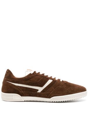 TOM FORD two-tone suede sneakers - Brown