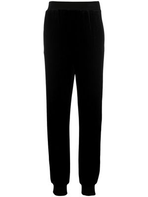 TOM FORD velvet high-waisted trousers - Black