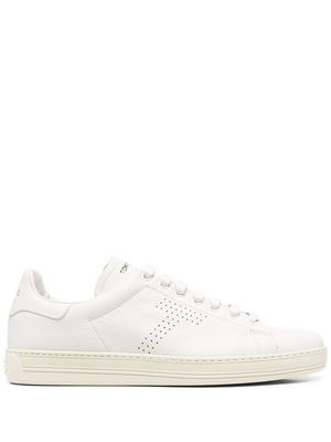 TOM FORD Warwick low-top leather sneakers - Neutrals