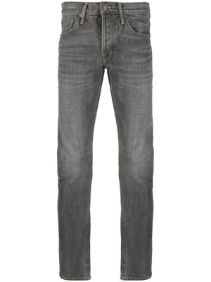 TOM FORD washed slim-fit jeans - Grey