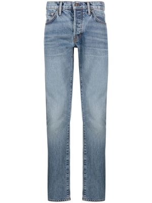 TOM FORD washed slim-fit jeans jeans - Blue