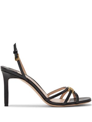 TOM FORD Whitney 85mm leather sandals - Black