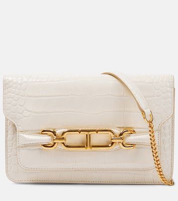 Tom Ford Whitney Small croc-effect leather shoulder bag