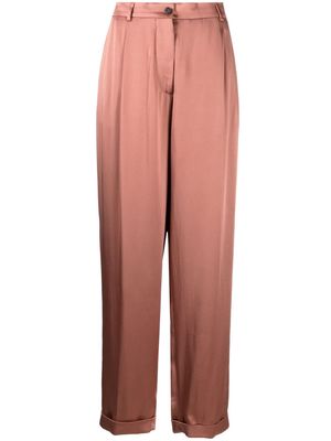 TOM FORD wide-leg satin trousers - Pink