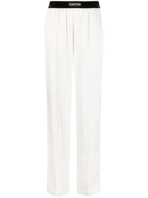 TOM FORD wide straight-leg trousers - White
