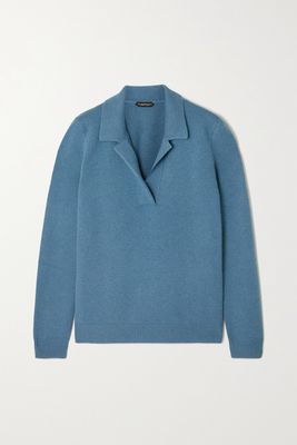 TOM FORD - Wool And Cashmere-blend Sweater - Blue
