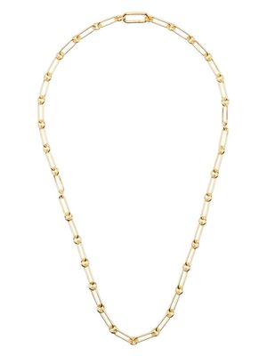 Tom Wood 9kt yellow gold and sterling silver necklace
