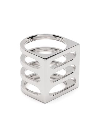 Tom Wood Cage Triple ring - Silver
