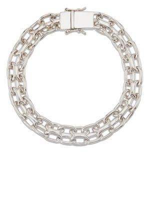 Tom Wood chain-link clasp-fastening bracelet - Silver