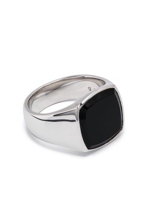 Tom Wood Cushion onyx sterling silver ring
