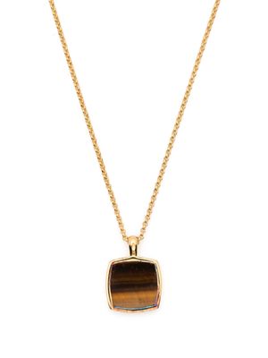 Tom Wood Cushion Pendant chain-link necklace - Gold