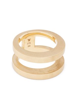 Tom Wood Double Vault ring - Gold