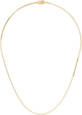 Tom Wood Gold Square Chain Necklace