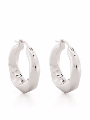 Tom Wood Infinity hoop earrings - Silver