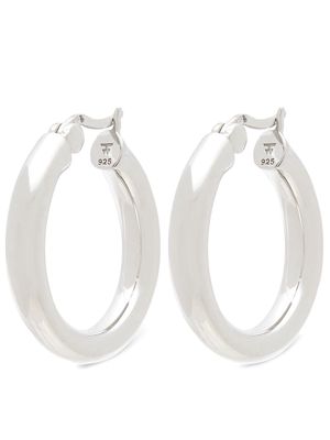 Tom Wood medium classic thick hoop earrings - Silver