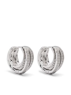 Tom Wood Orb huggie earrings - Silver