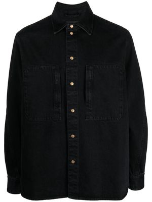 Tom Wood organic cotton shirt jacket - Black