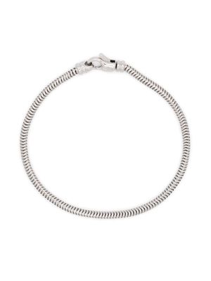 Tom Wood polished snake-chain bracelet - Silver
