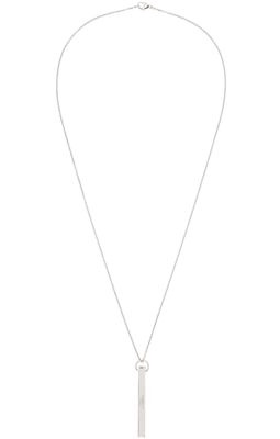 Tom Wood Silver Cube Chain Necklace