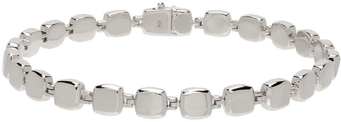 Tom Wood Silver Cushion Bracelet