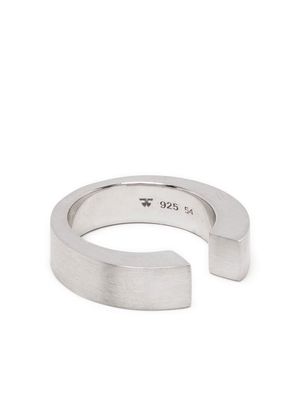 Tom Wood split recycled-silver ring