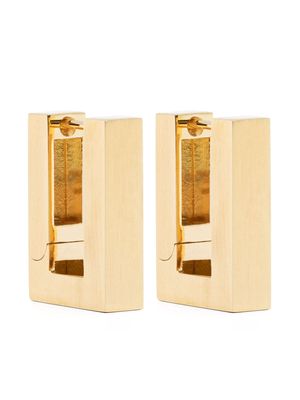 Tom Wood Square Hoops gold-plated earrings