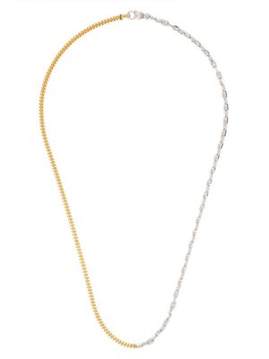 Tom Wood sterling silver Rue Chain Duo necklace