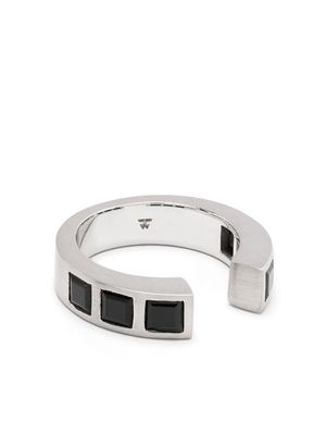 Tom Wood Vault Gate Square ring - Silver