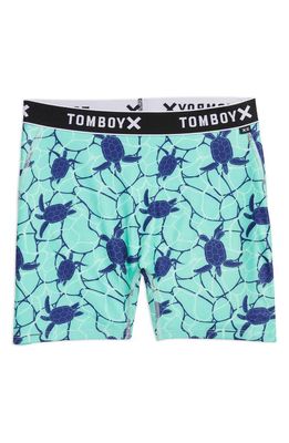 TomboyX 4.5-Inch Swim Shorts in Save The Turtles 