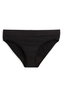 TomboyX First Line Stretch Cotton Period Bikini in Pure Black