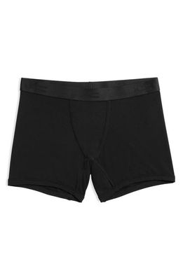 TomboyX Gender Inclusive Stretch Modal 4.5-Inch Trunks in Black