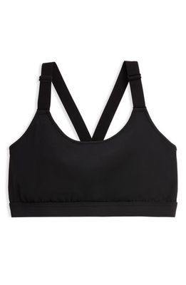 TomboyX Peak Medium Impact Sports Bra in Black