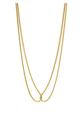 Tomi 18K Gold-Plated Snake Chain Necklace
