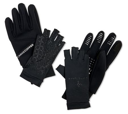 Tommie Copper 2-in-1 All Weather Compression Glove Combo