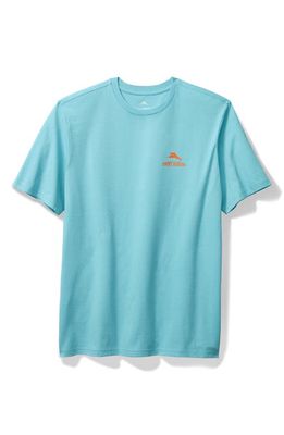 Tommy Bahama All Day Parking Cotton Graphic T-Shirt in Milky Blue
