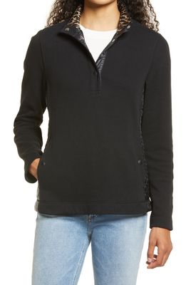 Tommy Bahama Aruba Half Snap Pullover in Black