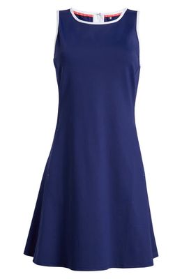 Tommy Bahama Aubrey Fit & Flare Dress in Island Navy