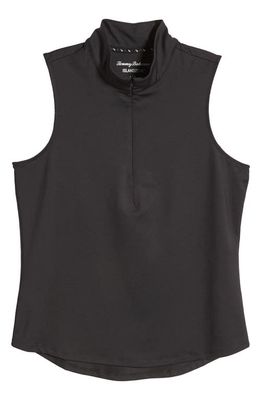Tommy Bahama Aubrey Sleeveless Half Zip Top in Black