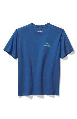 Tommy Bahama Awesome Lab Results Graphic T-Shirt in Dark Blue Muse Heather