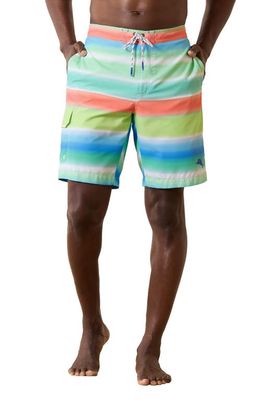 Tommy Bahama Baja Hazy Tides Board Shorts in Plunge Blue